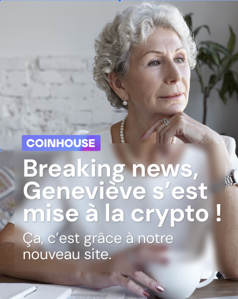Geneviève s'est mise à la crypto ! 