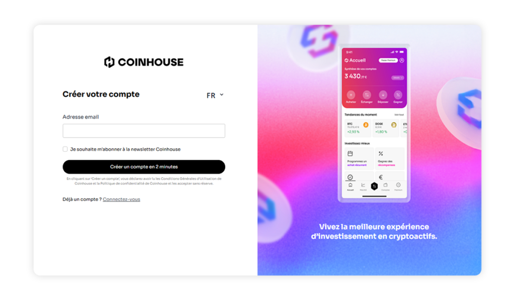 Accueil Coinhouse